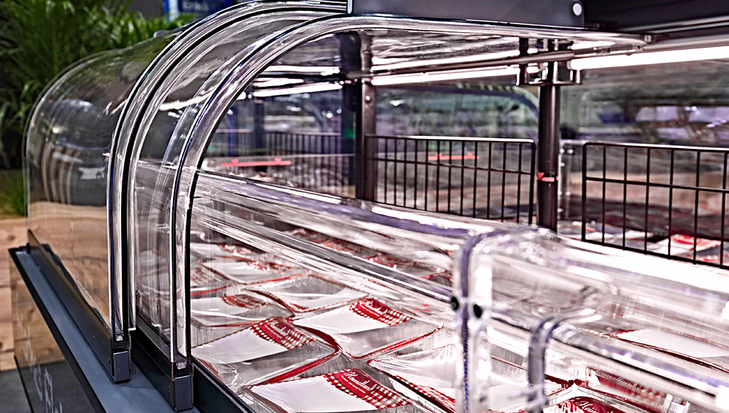 kühlmöbel glasabdeckungen rollosysteme PAN-DUR