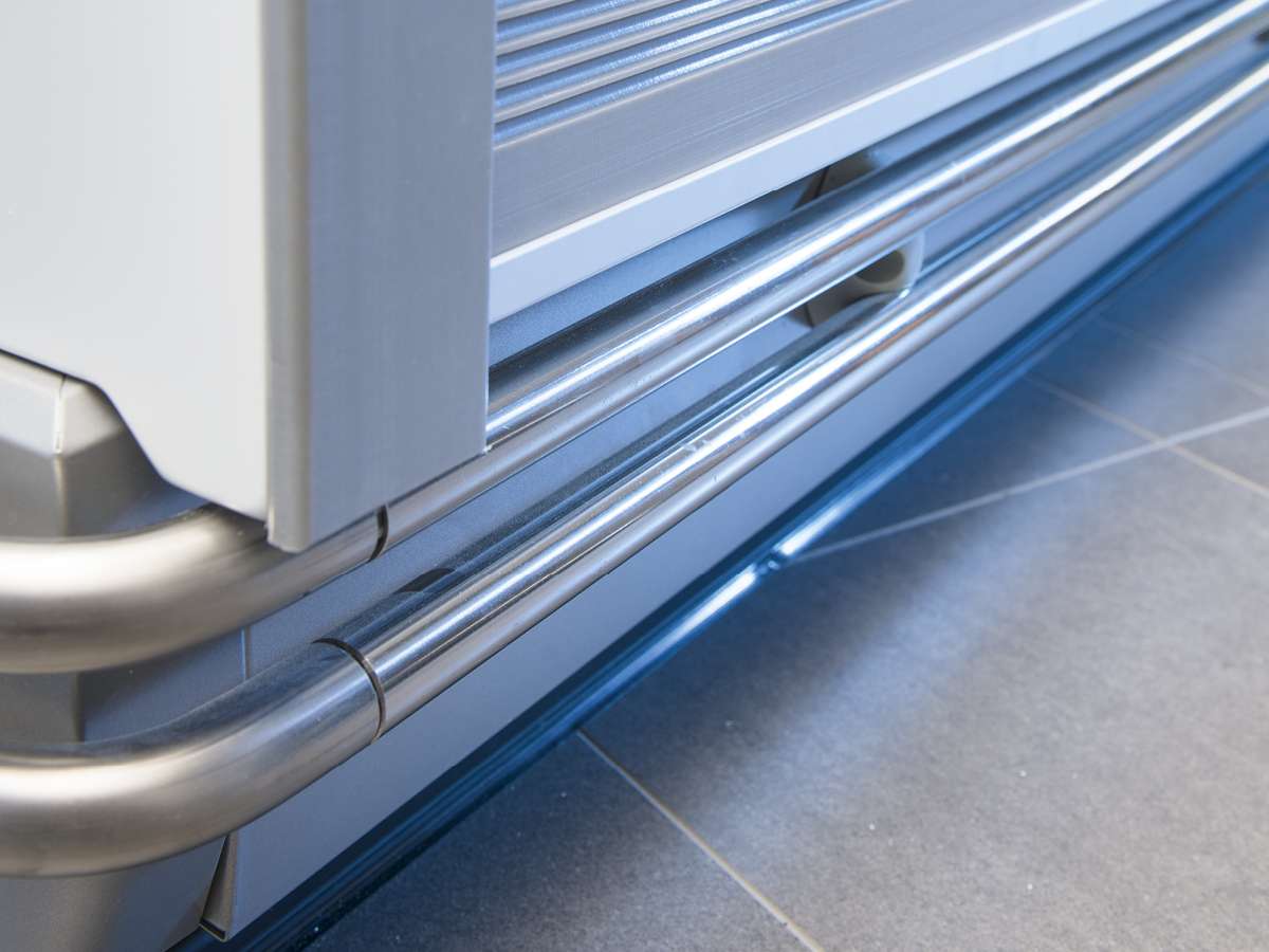 kühlmöbel glasabdeckungen rollosysteme PAN-DUR eco-semi-s