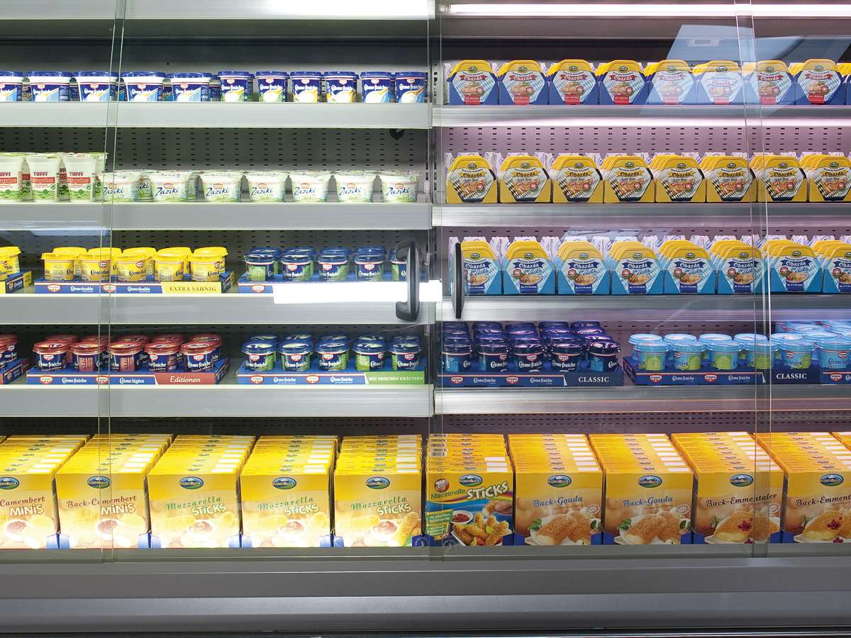 kühlmöbel glasabdeckungen rollosysteme PAN-DUR eco-semi-s
