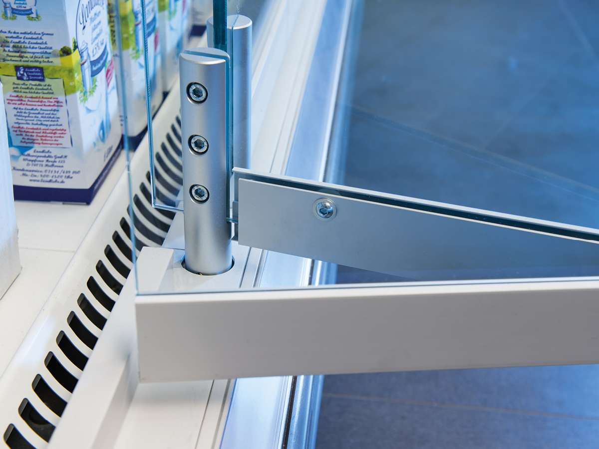 kühlmöbel glasabdeckungen rollosysteme PAN-DUR eco door ft