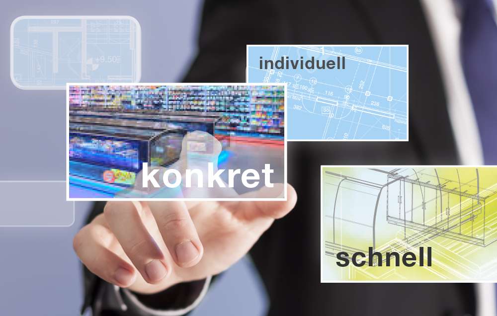 kühlmöbel glasabdeckungen rollosysteme PAN-DUR